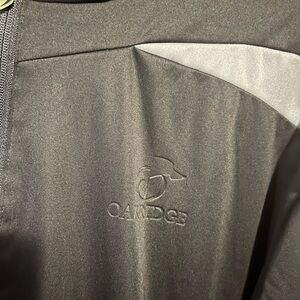 Antigua Black Performance Jacket with Subtle Logo